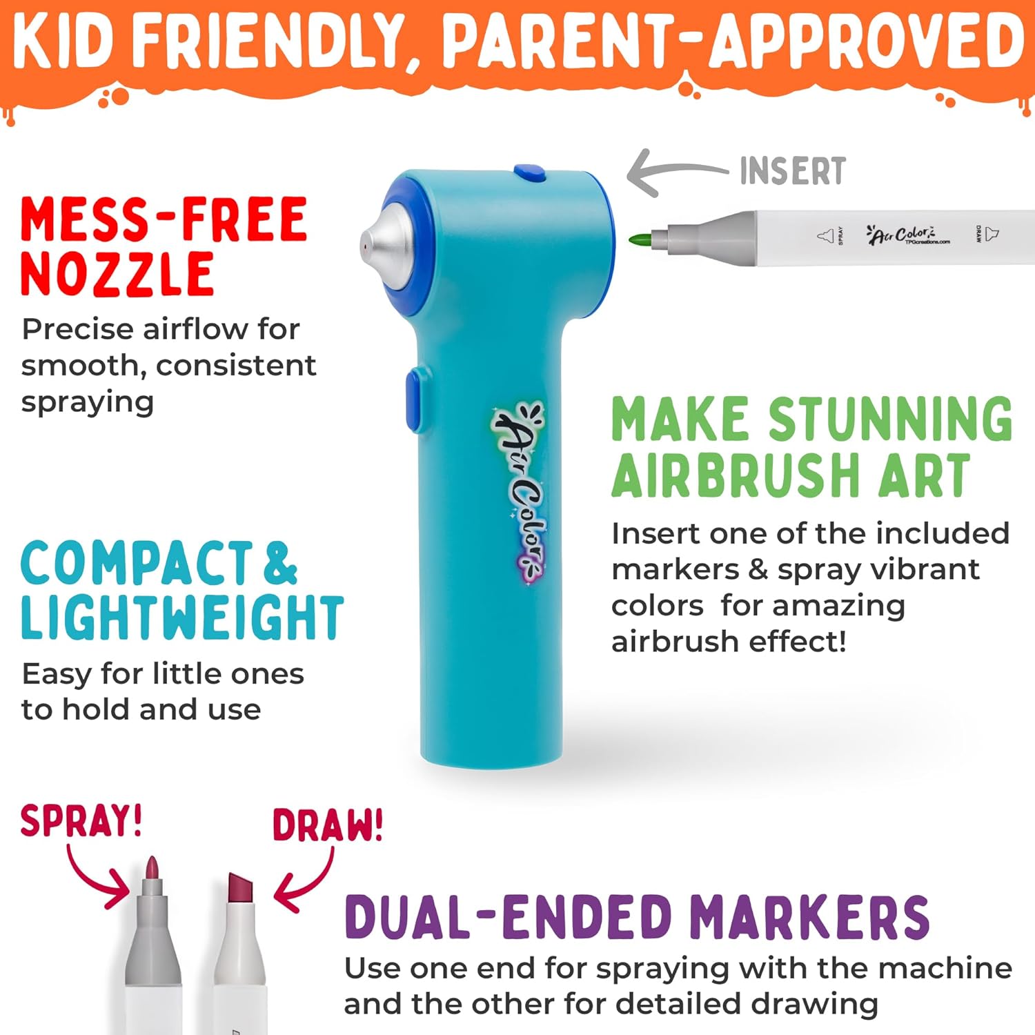 Cordless Airbrush Marker Kit f - Art Craft Kits For Kids recension och pris