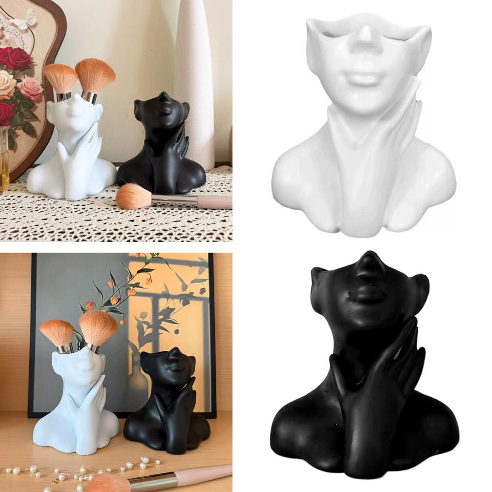 Female Bust Figurine Vase Make - Art Craft Vase recension och pris