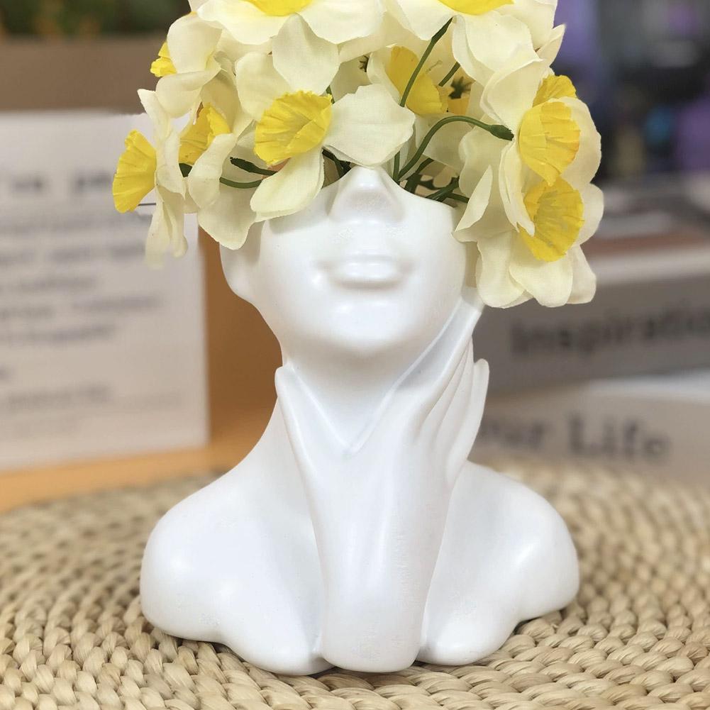 Female Bust Figurine Vase Make - Art Craft Vase recension och pris