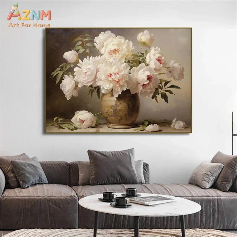 AZNM Vintage Flower Vase Canva - Art Craft Vase recension och pris